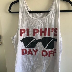 Pi Beta Phi White Tank Top
